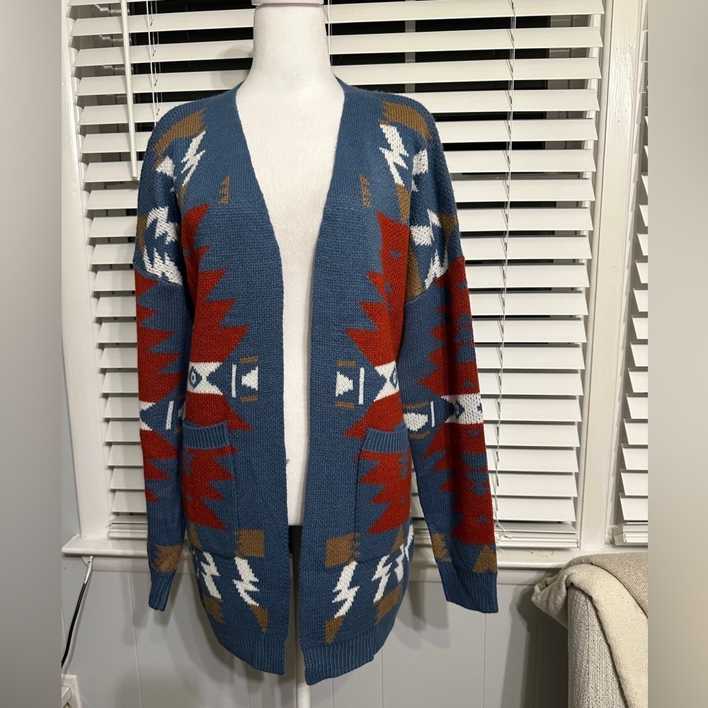 #20) NWOT Heimish USA 100% Acrylic open cardigan Size S/M excellent condition